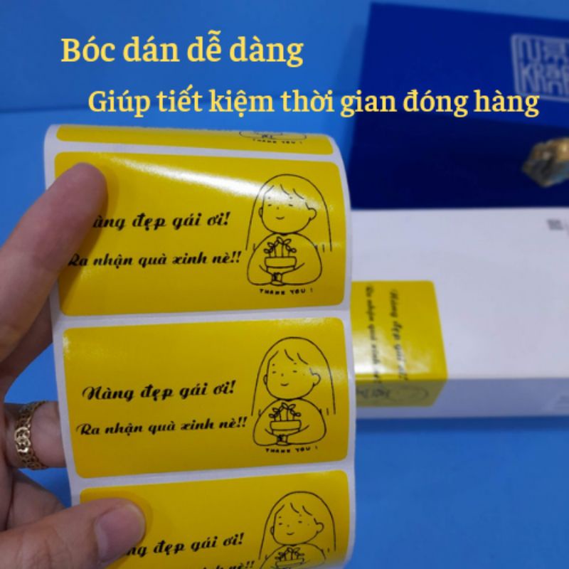 100 Tem dán tri ân khách hàng kích thước 7x4cm