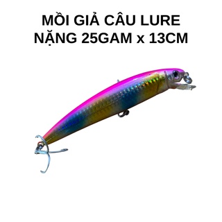 Mồi giả câu cá thu biển hiệu quả JAXON 13 cm x 25g lưỡi 3 tiêu bkk, mồi giả câu lure cá biển gần bờ câu ghềnh