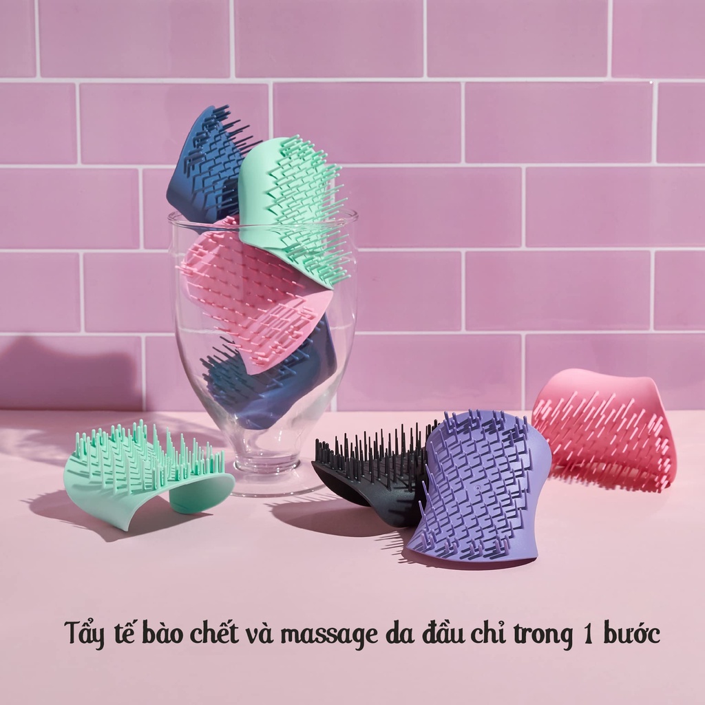 [TOP 1 SHOPEE] Lược tẩy tế bào chết và massage da đầu Tangle Teezer The Scalp Exfoliator &amp; Massager (Bill Anh)