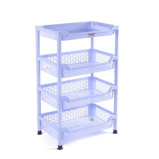 Kệ Chén 4 Tầng Loại Trung Nhựa Duy Tân - Kệ Úp Chén Bát Đĩa Có Khay Thoát Nước Tiện Lợi Cho Nhà Bếp