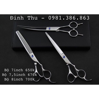 Bộ 3 kéo Joewell cắt tỉa lông chó mèo chuyên dụng