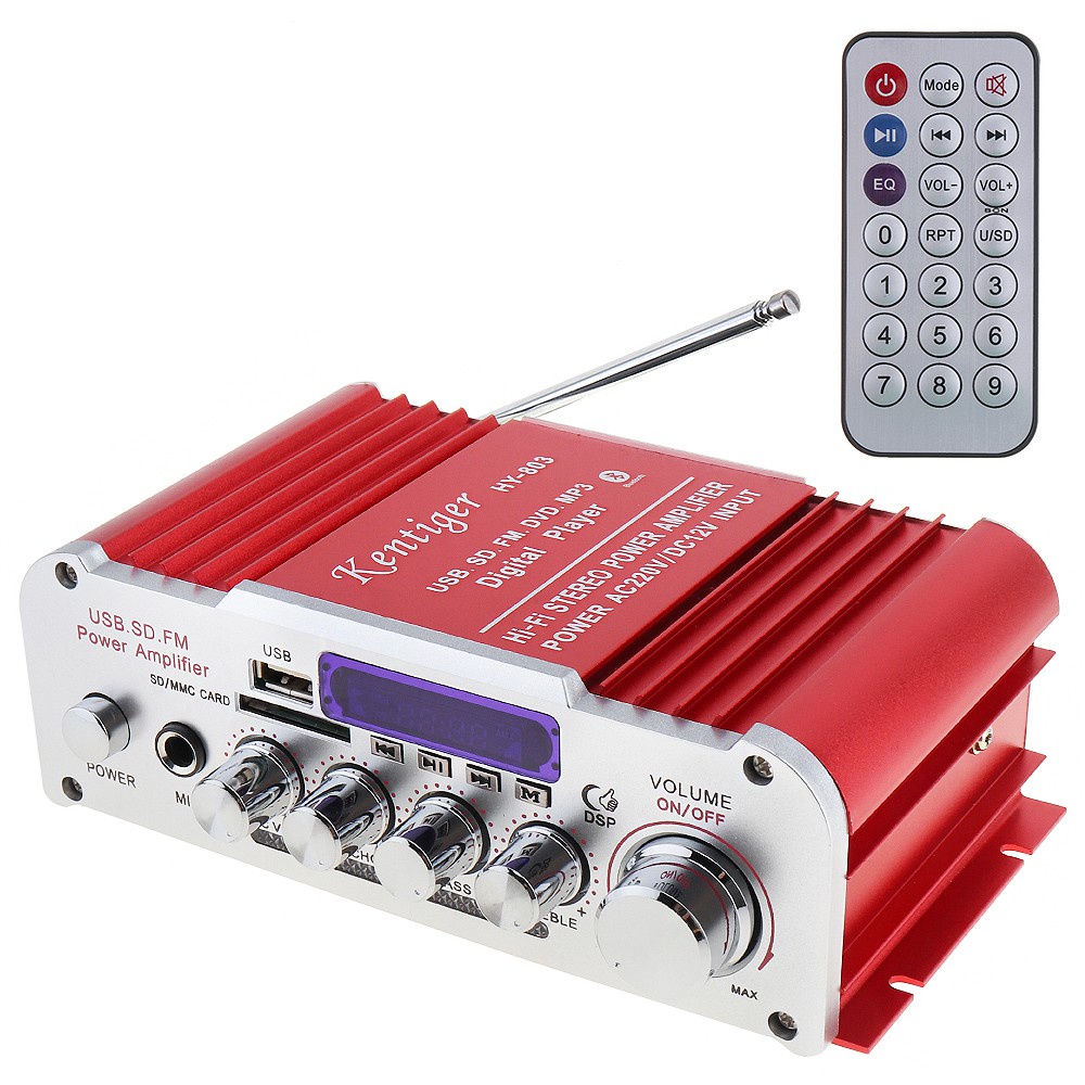 Amly mini Karaoke Kentiger HY 803 Công Suất Lớn Âm Thanh Hay, Âm Bass Chuẩn, Thiết Kế Nhỏ Gọn Dễ Lắp Đặt - BIGSALE 50%