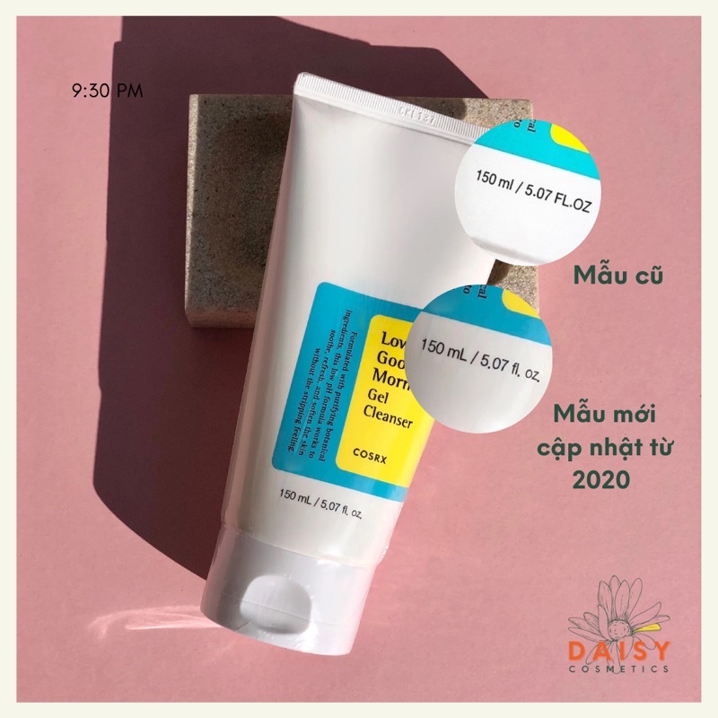 Sữa rửa mặt Cosrx Low Ph Good Morning Gel Cleanser | Sữa rửa mặt dịu nhẹ, phù hợp cho da mụn (150ml) | BigBuy360 - bigbuy360.vn