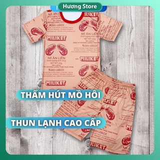 [Giá Hủy Diệt] Bộ quần áo nam THỂ THAO MÌ TÔM IN 2 MẶT vải thun co dãn 4 chiều