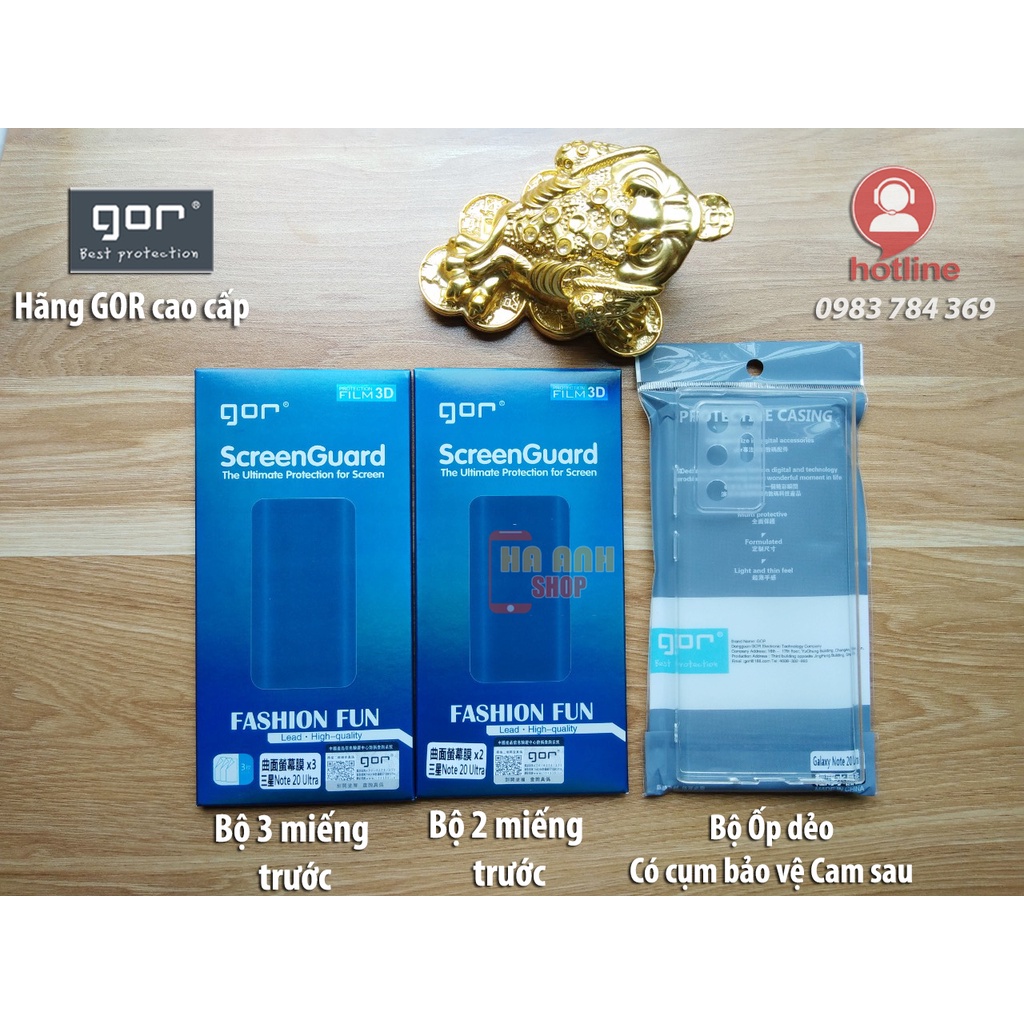 Miếng dán Samsung Note 20 Ultra Full màn hãng Gor cao cấp