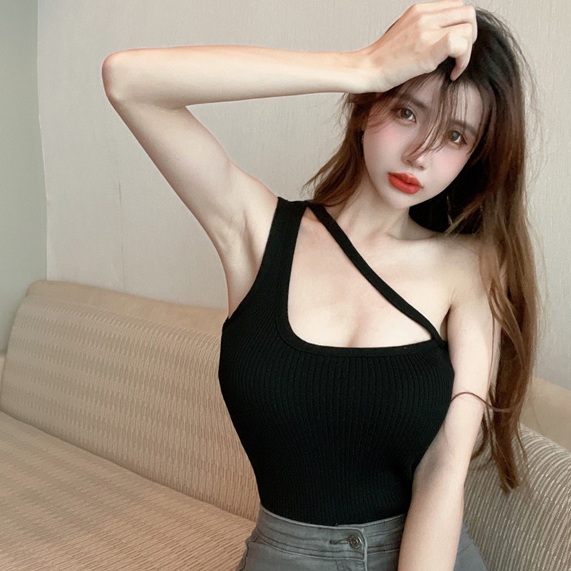 Áo Tank Top Thiết Kế Độc Đáo Thời Trang Cá Tính Trẻ Trung Cho Nữ