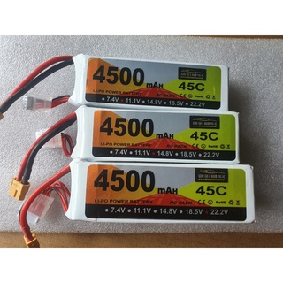 Pin lipo 3s, 4s, 6s 4500mah 45c dòng xả cao