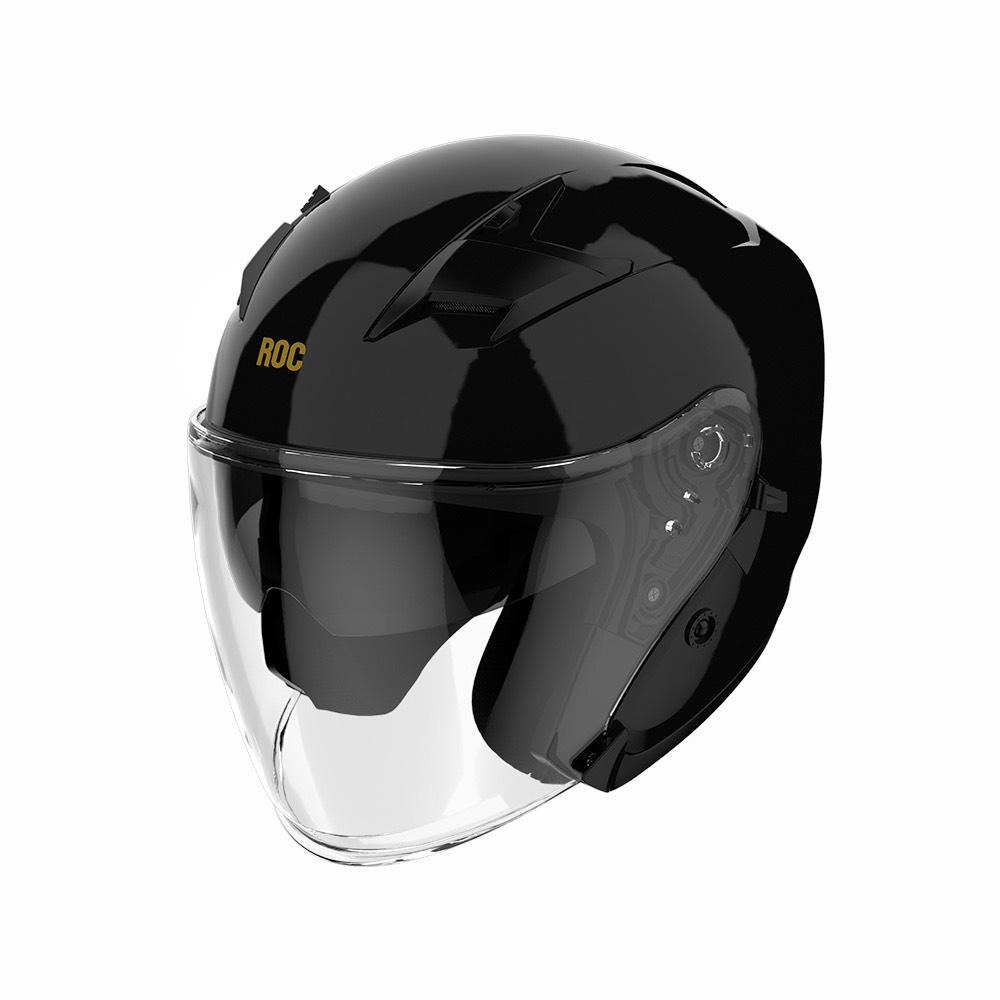 MŨ BẢO HIỂM 3/4 ROC 02 SIZE M L XL-MŨ BẢO HIỂM CHÍNH HÃNG CÓ KÍNH PULBOX