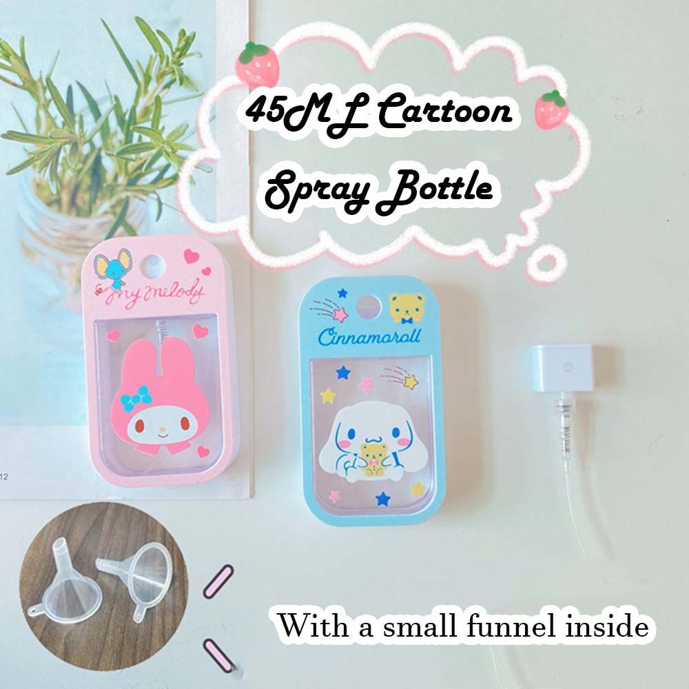 Chai xịt nước rửa tay khử trùng mỹ phẩm hình thẻ