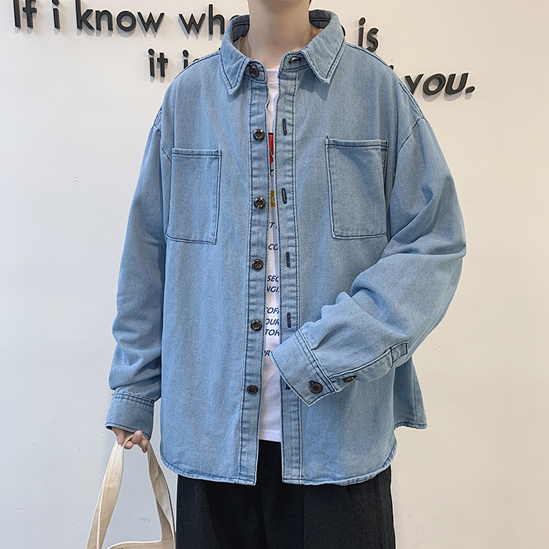 Áo Khoác Jeans Phong Cách Hàn Quốc Thời Trang Cho Nam