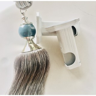 Phụ kiện rèm cửa trụ tường đơn màu trắng