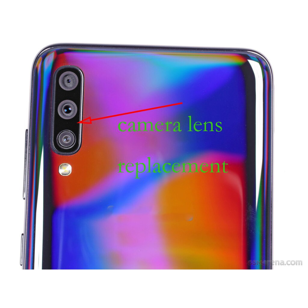 1X Back camera lens replacement for Samsung Galaxy A10 A20E A30 A40 A50 A60 A70 A80 A90 2019 A105 A205 A305 A405 A505 A606 A705 A80