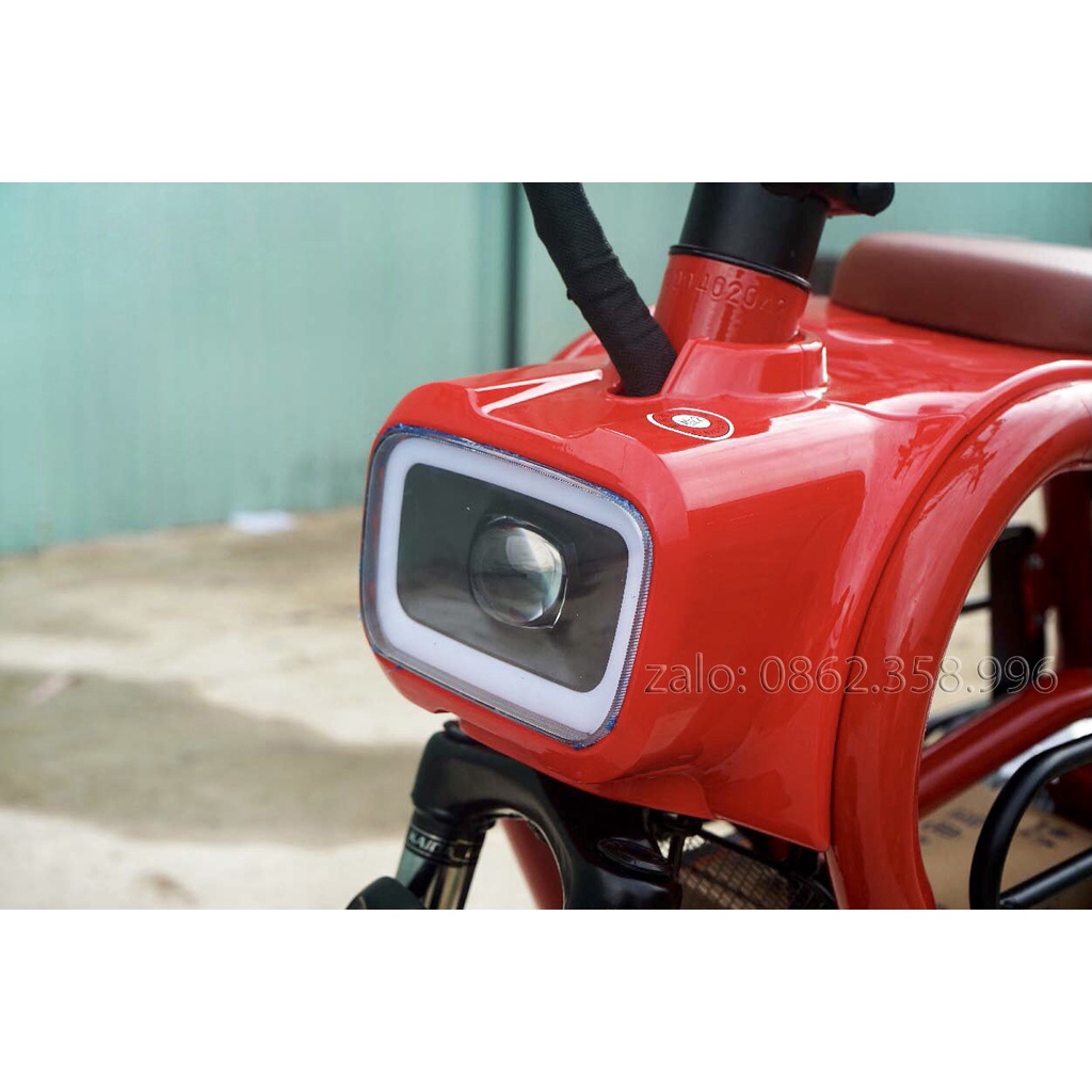 Xe điện Lihaze đèn vuông pin 15A mode 2023 | Kèm ảnh thực tế
