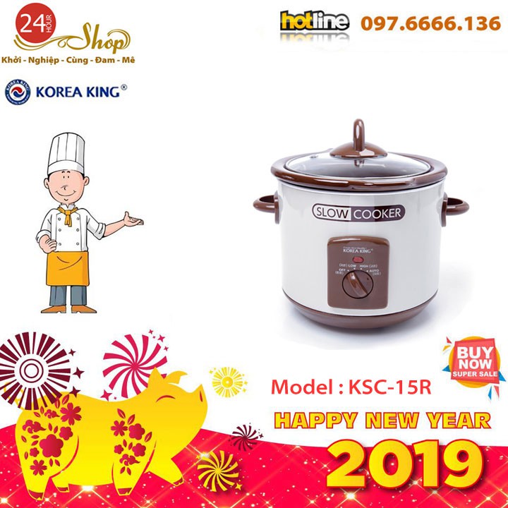 Nồi Tiềm - Nấu Cháo Korea King KSC-15R