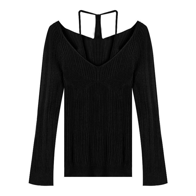 Áo len tăm cổ yếm xinh xắn | BigBuy360 - bigbuy360.vn