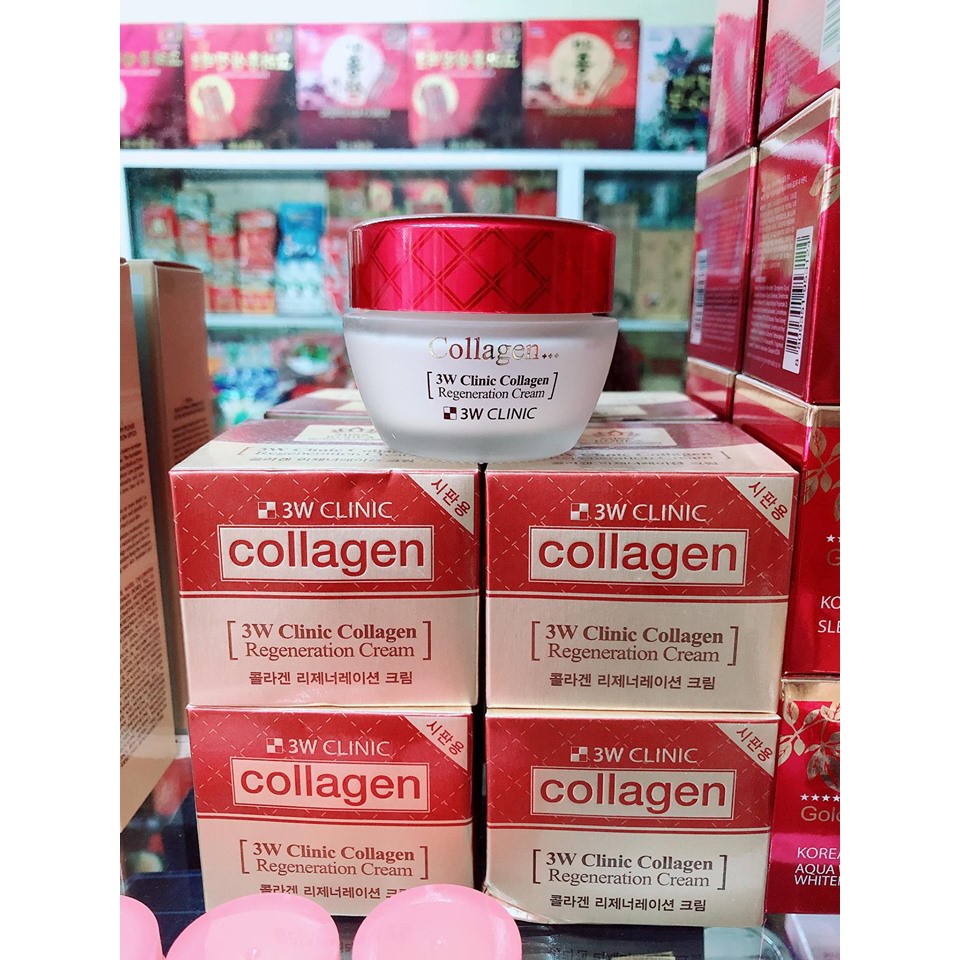 Kem Dưỡng Trắng Sáng Tái Tạo Da 3W Clinic Collagen Regeneration Cream (60ml)