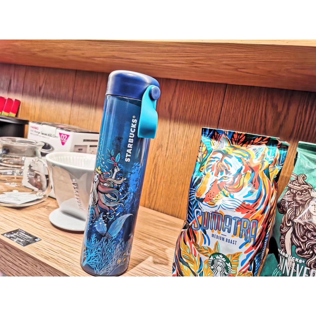 Bình giữ nhiệt [CHÍNH HÃNG] Starbucks Anniversary Collection: Mermaid Dung tích 473ml