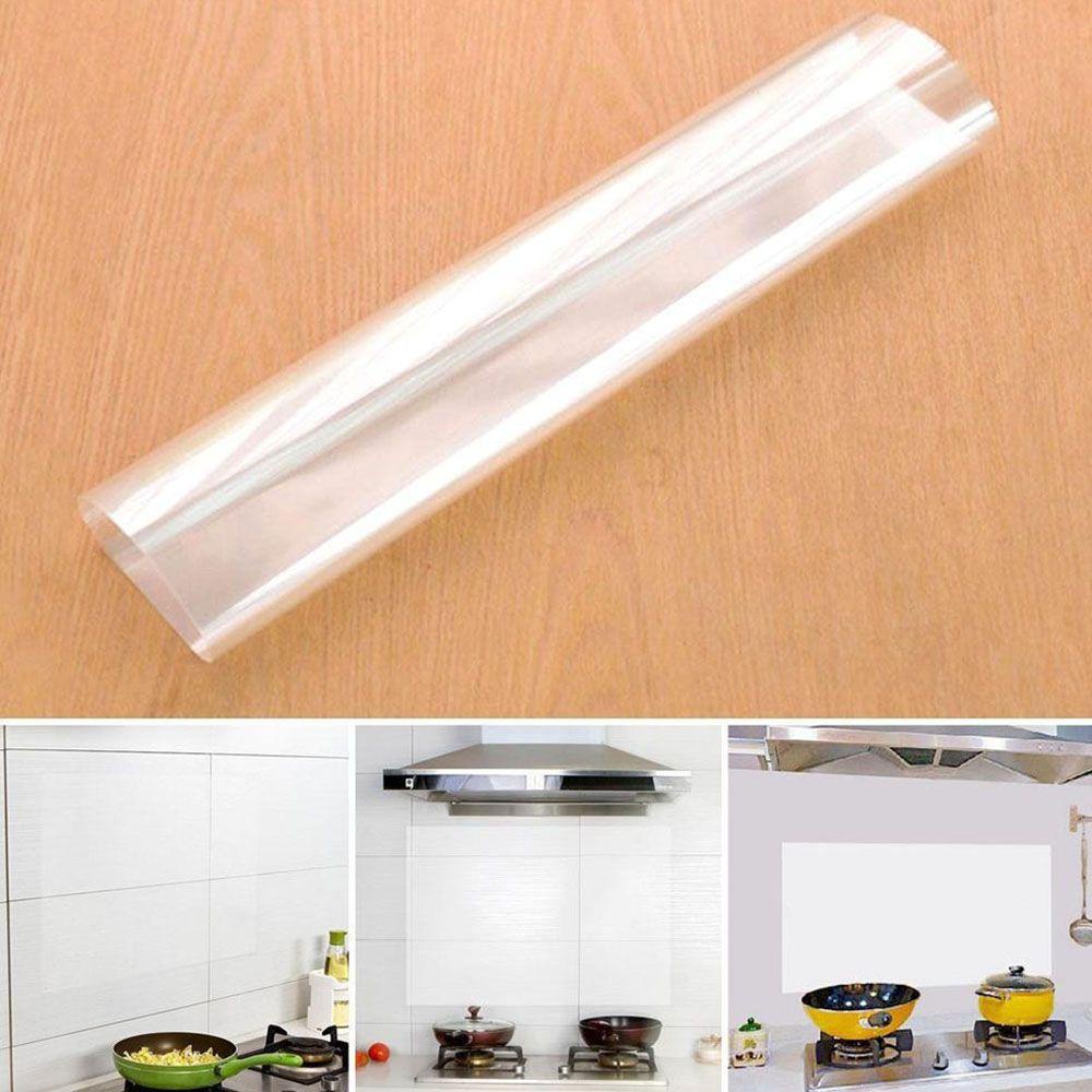 Giấy Dán Tường Trong Suốt Chống Dầu Chống Bám Bẩn Trang Trí Nhà Bếp