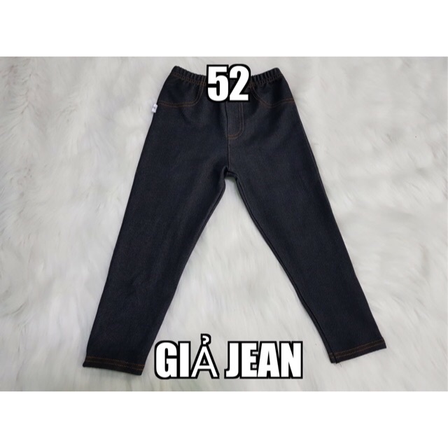 Quần legging giả Jean bé gái từ 24-40kg