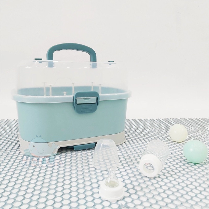 Khay úp bình sữa và các dụng cụ ăn dặm holla -giữ vệ sinh các vật dụng an toqnf cho bé