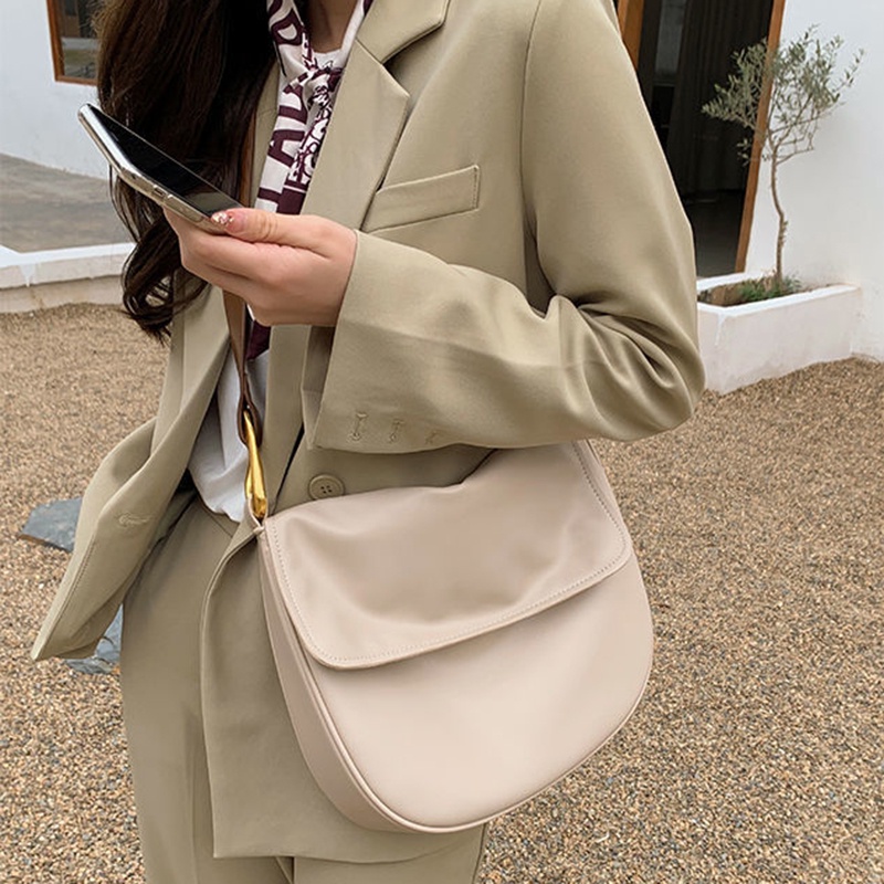 Túi Đeo Vai IELGY Chất Liệu Da Mềm Cỡ Lớn Thời Trang Cho Nữ