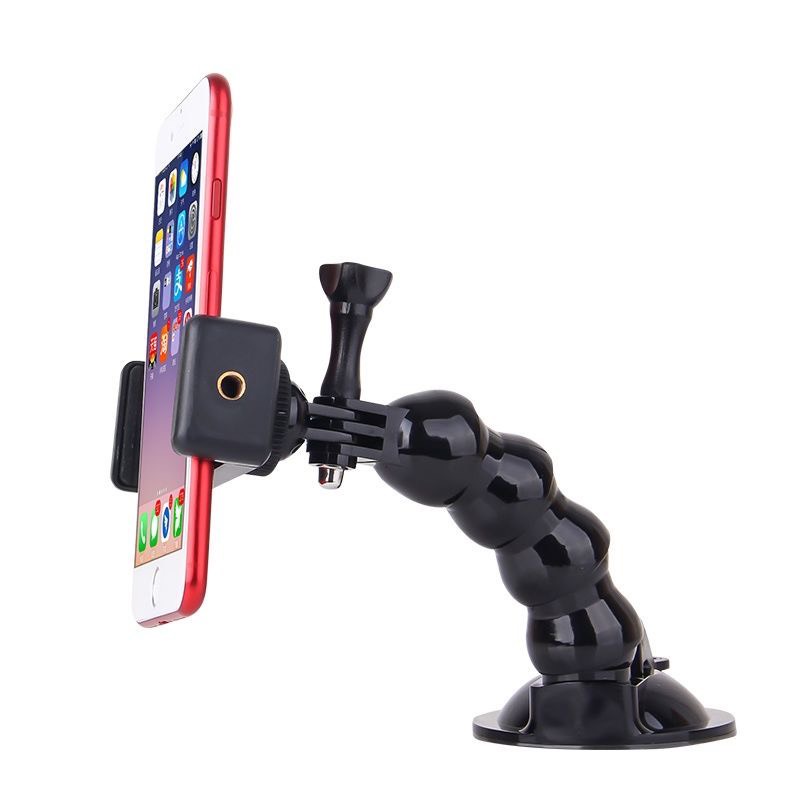 [Ready Stock] Giá đỡ điện thoại cửa hít quay video, xem maps trên ô tô, gắn taplo kính kẹp cực kì chắc chắn