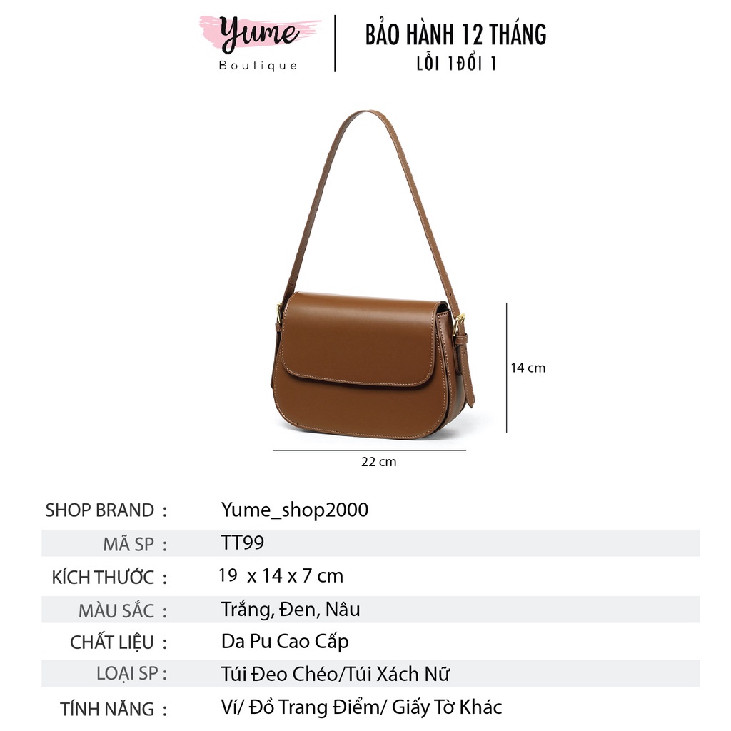 [FreeShip] Túi Xách Nữ Đeo Chéo, Đeo Vai Dáng Trơn Phong Cách Hàn Dễ Phối Đồ TT88