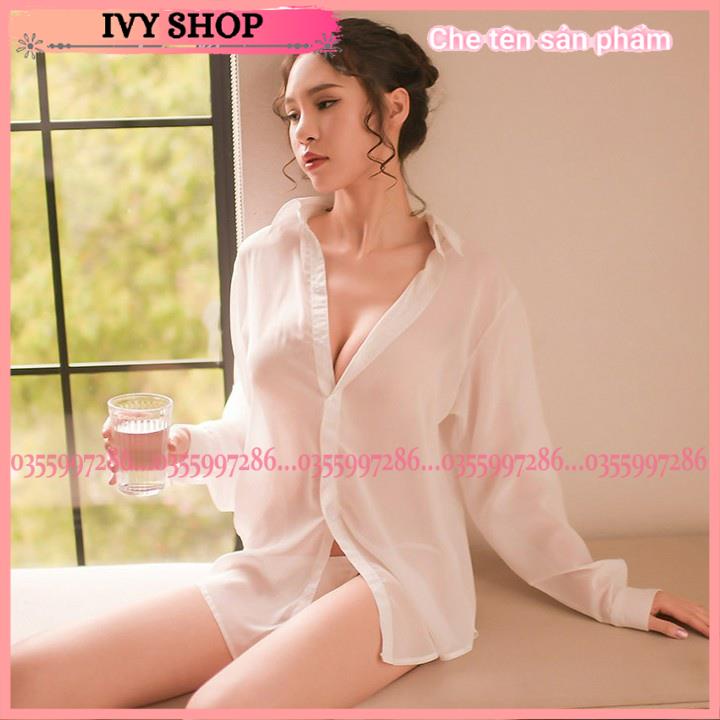 Áo sơ mi ngủ gợi cảm