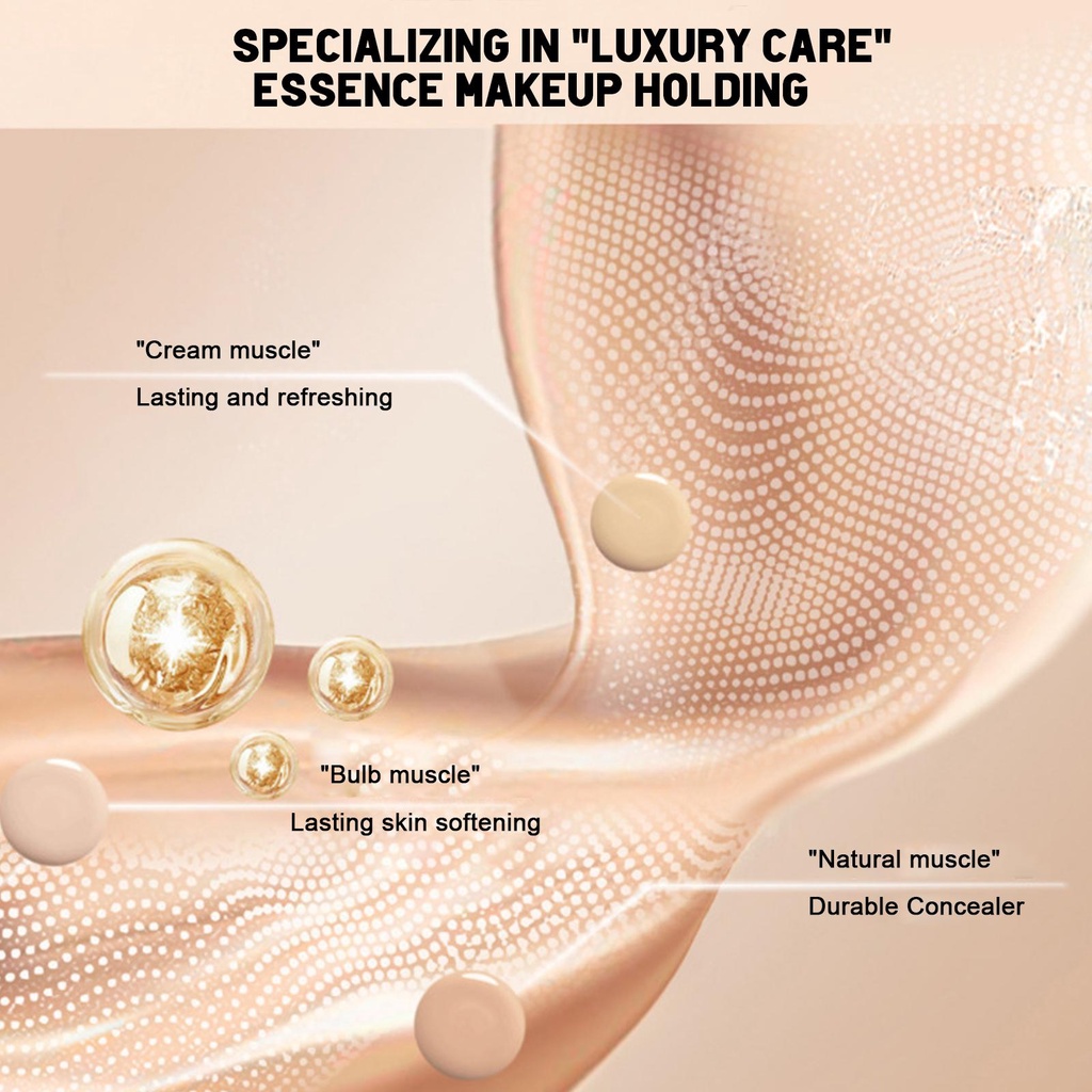 Kem Nền BB Dạng Lỏng Lâu Trôi Chống Thấm Nước Không Trang Điểm Chứa Nhân Sâm Đỏ Nuôi Dưỡng Làn Da Trọng Lượng 30g