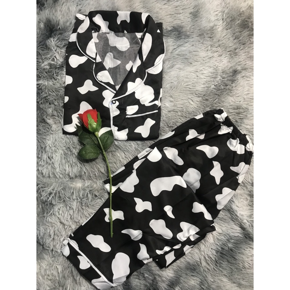 pijama tay cộc quần dài ( mẫu ngẫu nhiên) | BigBuy360 - bigbuy360.vn