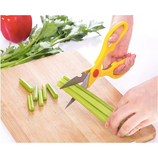 Kéo cắt đa năng, kéo cắt thực phẩm,Thịt/Rau Củ Siêu Bền