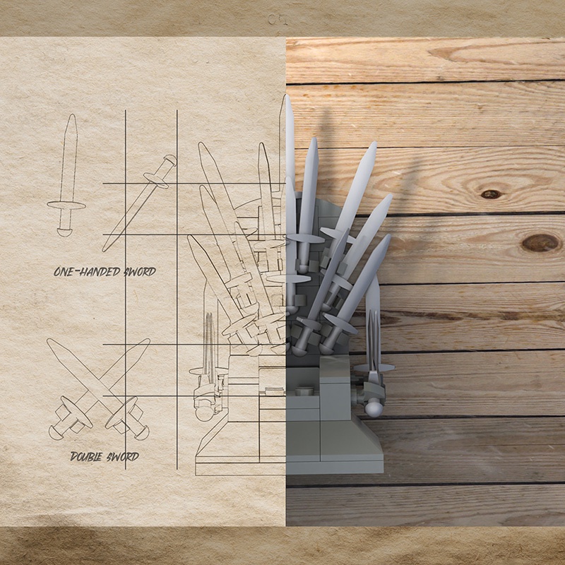 Bộ Đồ Chơi Xếp Hình Game of Thrones MOC-18100