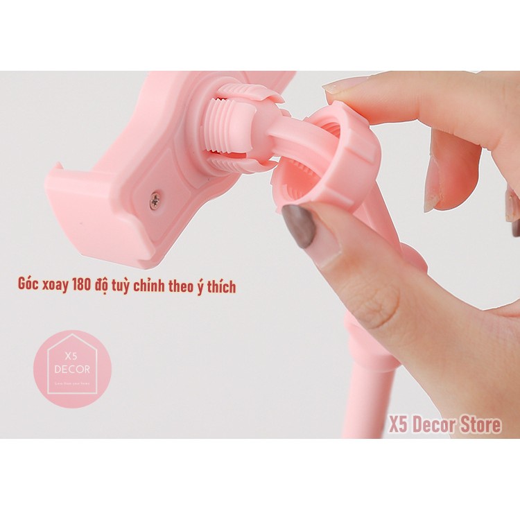 Giá Đỡ Điện Thoại Để Bàn Dễ Thương, Giá Đỡ Cho iPhone ipad Pro Mini Samsung Xiaomi, Quay Video Livetream Xoay 360 Độ