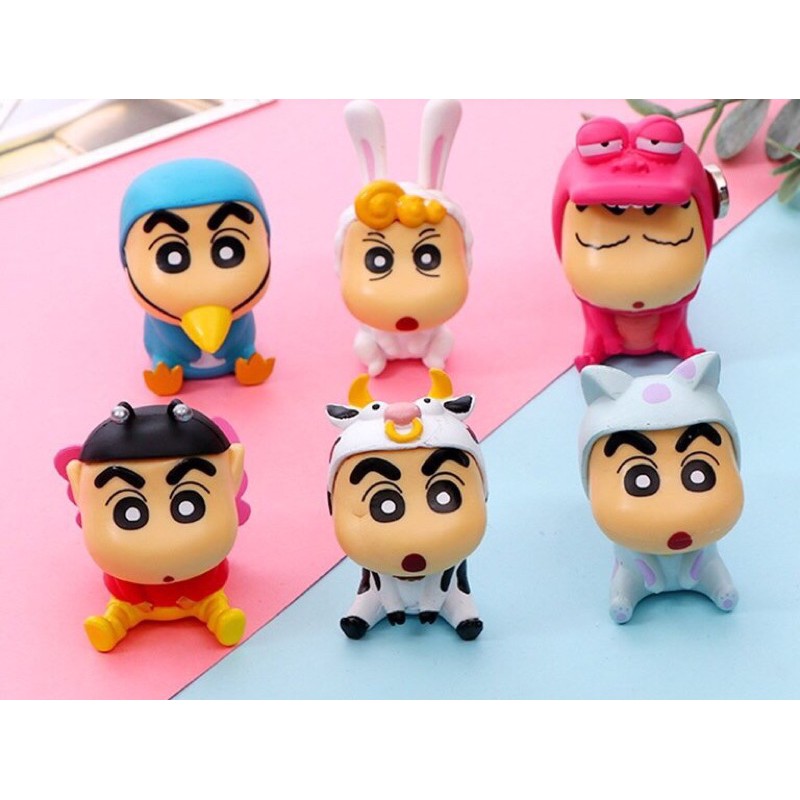 Mô hình tsum tsum Shin cậu bé bút chì full set mini