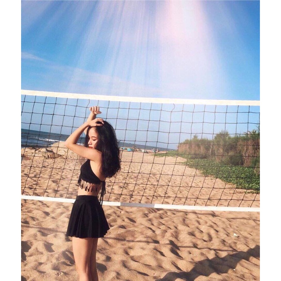 Set bikini áo yếm tua rua | BigBuy360 - bigbuy360.vn