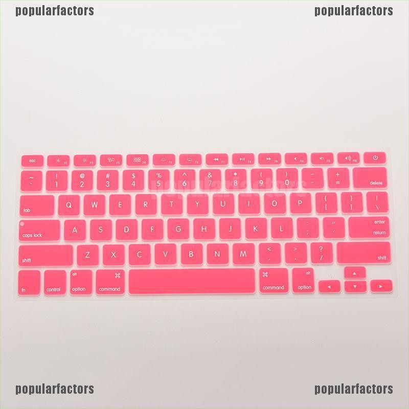 Vỏ Silicone Bảo Vệ Bàn Phím Cho Macbook Air Pro 13 &quot;15&quot; 17 &quot;Inch