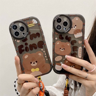 Ốp điện thoại mềm trong suốt phong cách INS hoạt hình dễ thương thích hợp cho Apple 13 pro max Điện thoại Iphone 11/12