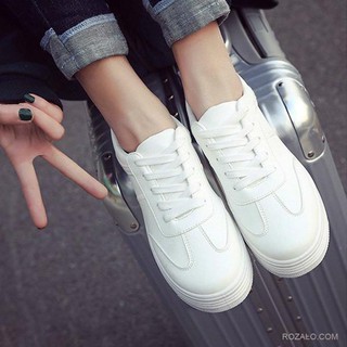 ( Có clip ) Giày Sneaker nữ trắng