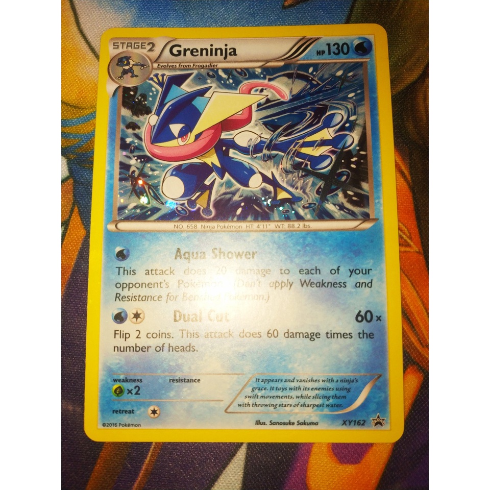 Thẻ bài Pokemon - UK - Greninja - XY162 - Holo Promo