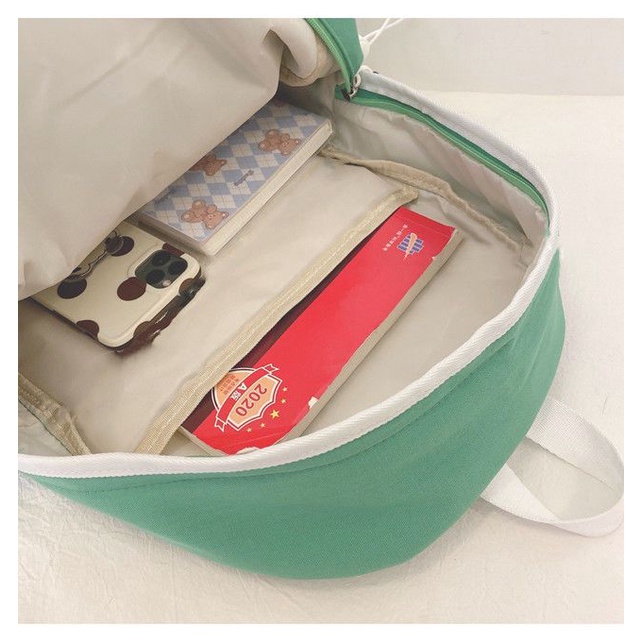 Ba Lô Du Lịch / Đi Học Kích Cỡ Lớn Màu Sắc Đơn Giản Xinh Xắn Phong Cách Thời