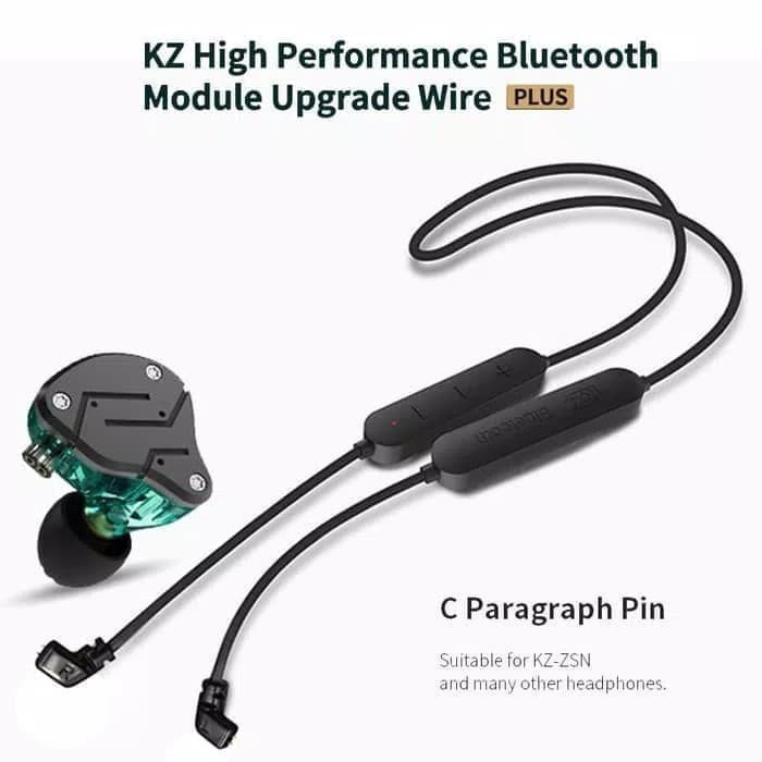 Cáp bluetooth KZ aptx chống nước cho zsn/zs10pro/zstpro/as10/as16/mmcx/...