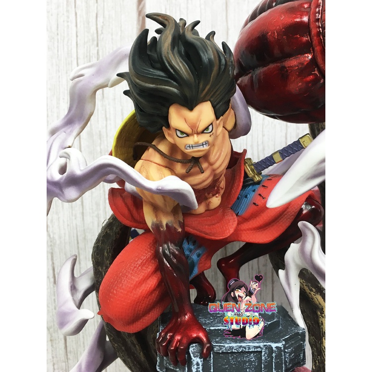 Mô hình luffy snakeman gear 4 đại chiến wano phiên bản mini