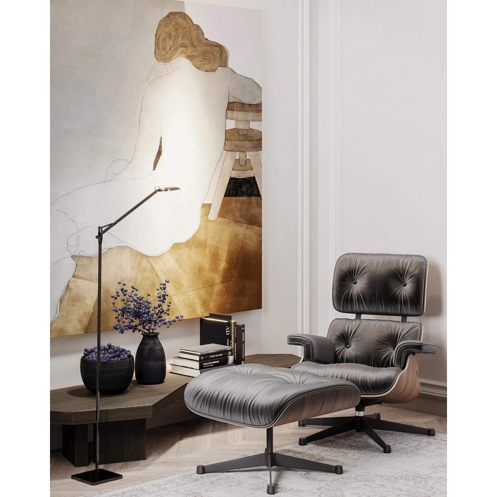 Ghế thư giãn cao cấp Eames Lounge & Ottoman