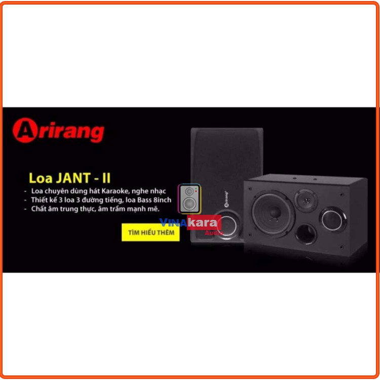 Loa Arirang JANT-II (Đen) Chính hãng