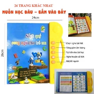 Sách quý song ngữ điện tử thông minh cho trẻ em