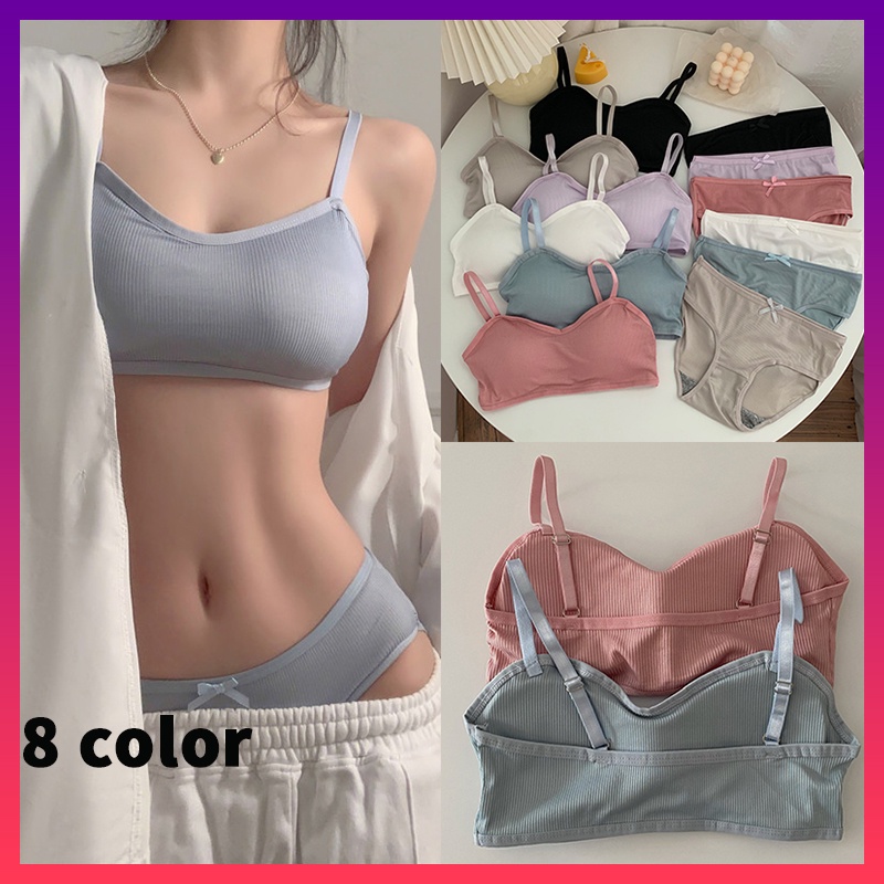 Bộ đồ lót thể thao không gọng màu sắc kẹo ngọt xinh xắn | BigBuy360 - bigbuy360.vn