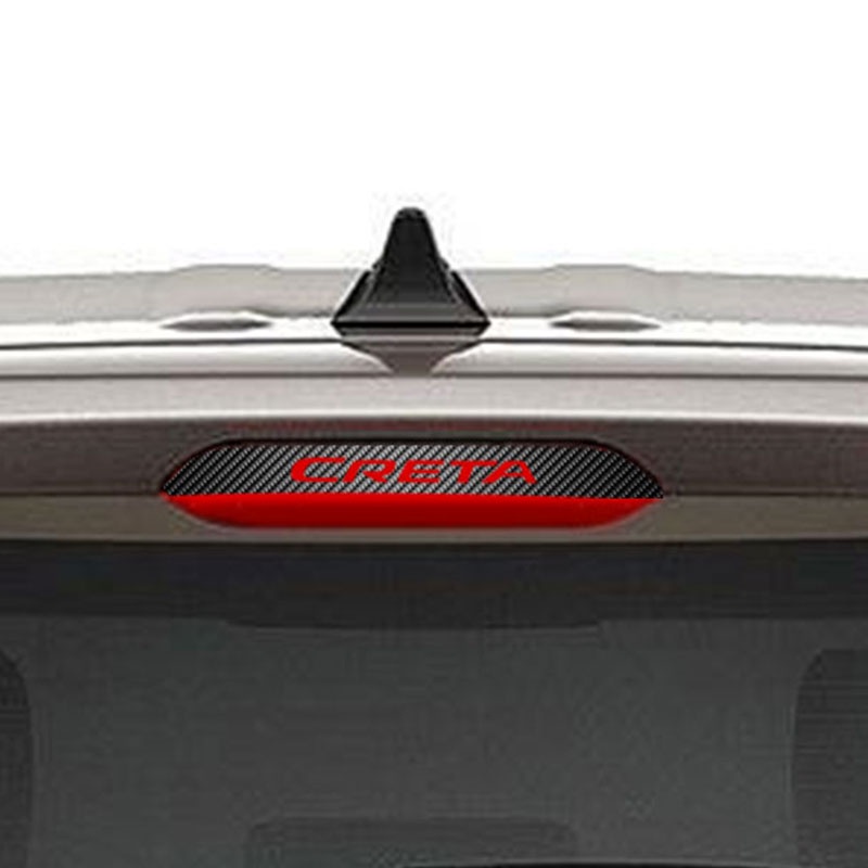 Miếng Dán Đèn Phanh Xe Họa Tiết Sợi Carbon Cho Hyundai CRETA 2014-2017