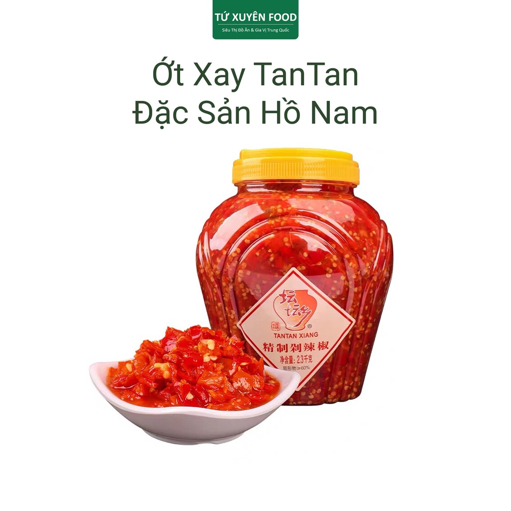 Ớt Đỏ Xay Đặc Sản Hồ Nam TanTan 2,3kg