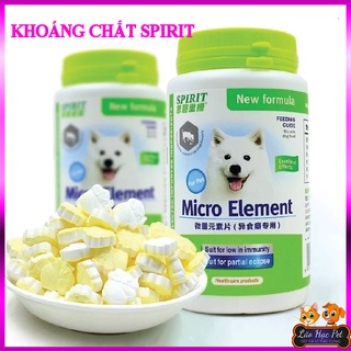 Khoáng chất cho chó - Dinh dưỡng Micro Element Sprit - hộp 160 viên