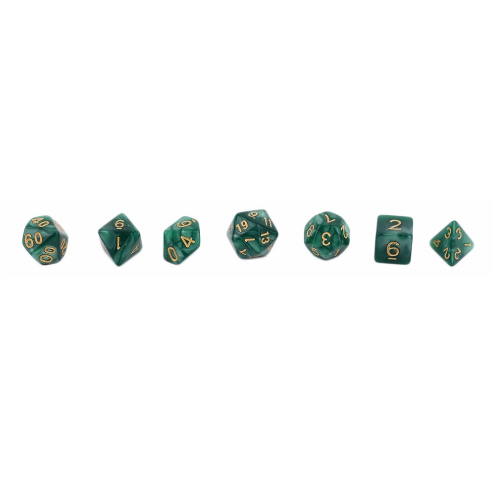Set 7 viên xúc xắc đa diện nhiều kiểu cho chơi Board Game